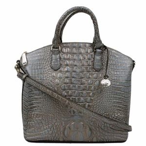 Brahmin Tinsel Melbourne Croc Duxbury Satchel